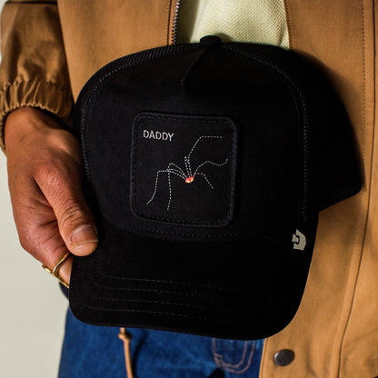 Bold Suede Spider Void Black