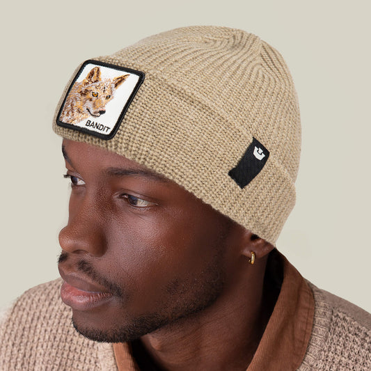 The Bandit Beanie BISCUIT